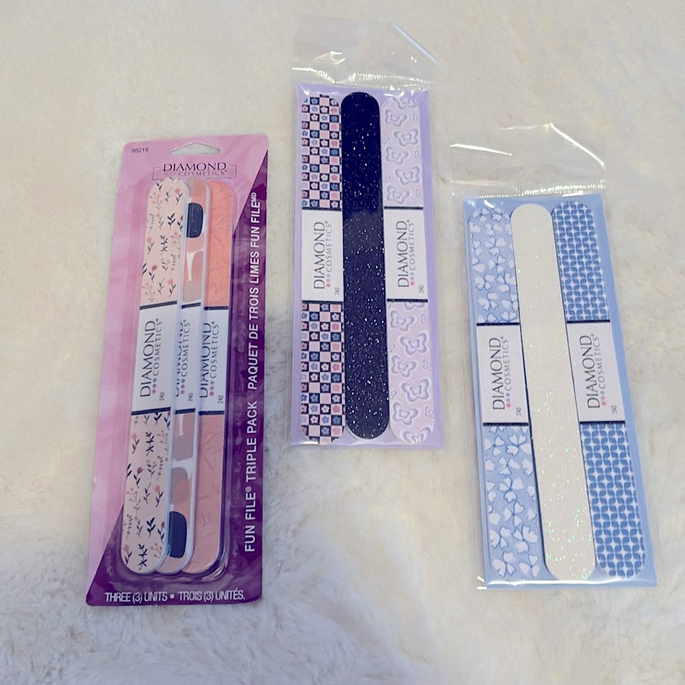Diamond cosmetics nails files